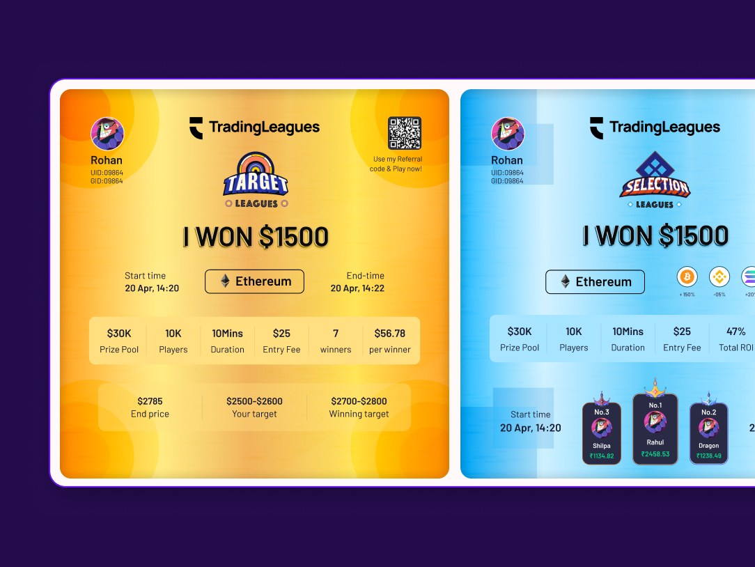 Shareable Win Cards